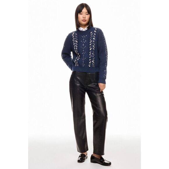 Jason Wu x RTR  Woven Detail Sweater - Picture 2 of 8